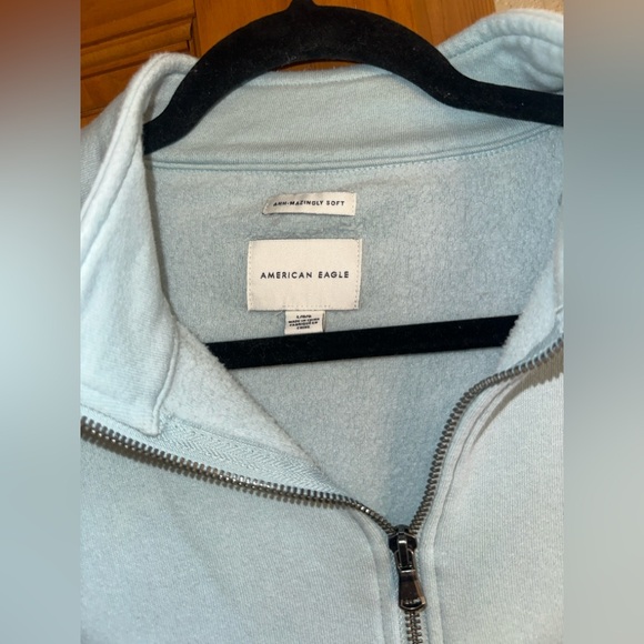 AE Cropped Quarter Zip Pullover - Picture 4 of 8